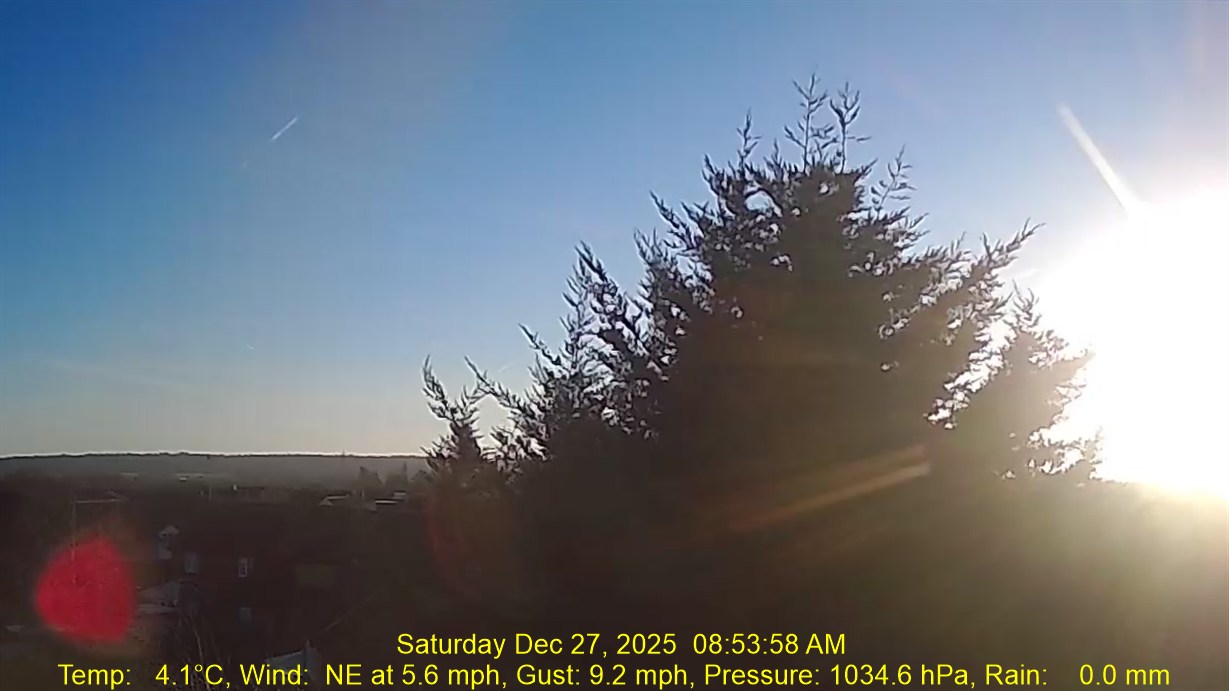 Chelmsford Weather Station Real time weather data